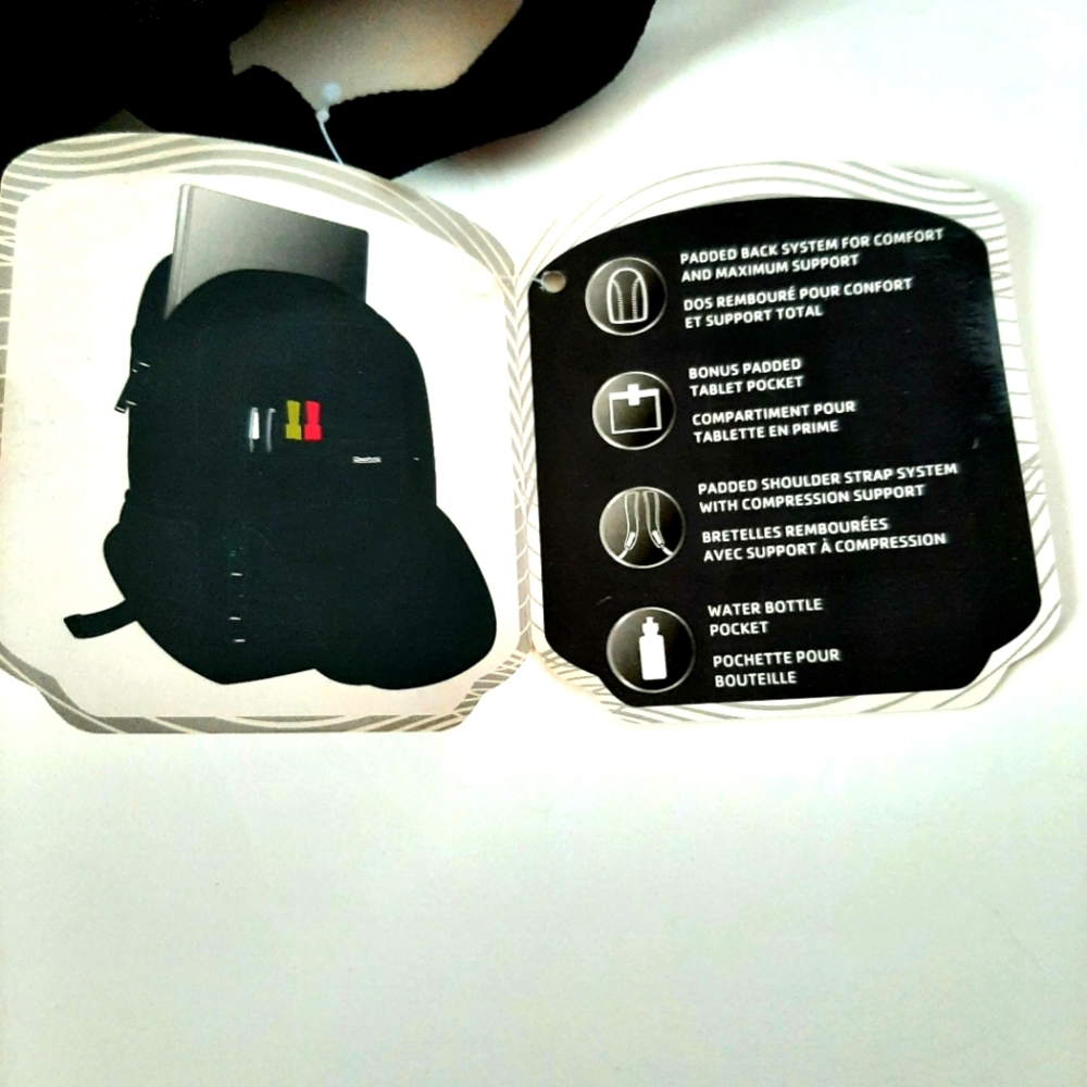 NEW Reebok Unisex Backpack - Picture 5 of 8